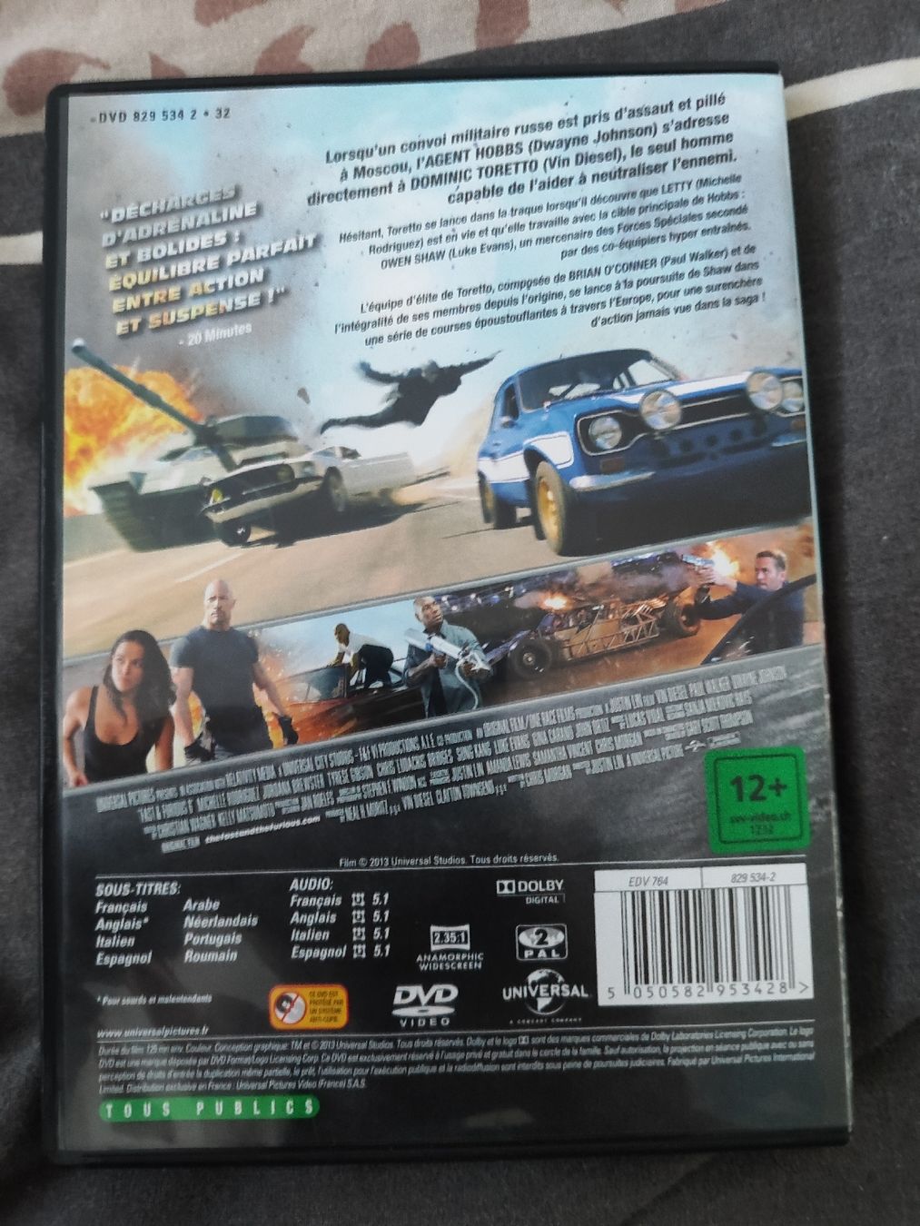 Tutti i DVDs: Fast & Furious 6 - DVD – Usato da Vétroz venduto da mrcl01 2