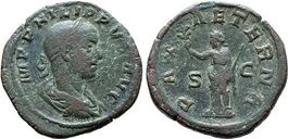 PHILIP II bronze sestertius