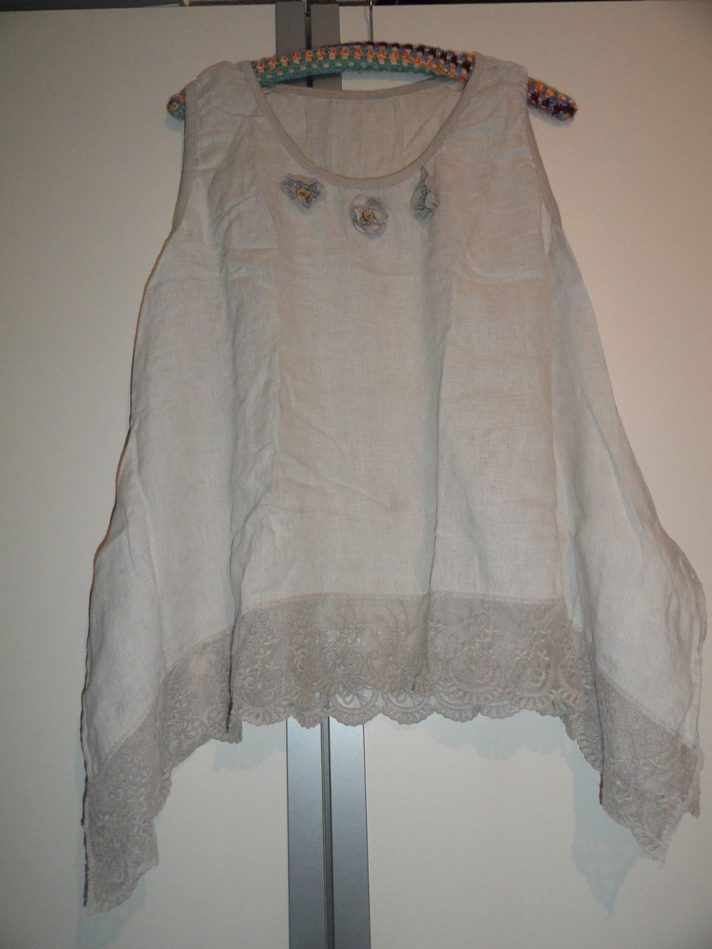 T-shirt: 100% LEINEN ZIPFEL SHIRT GR. L *** – Usato da Uetendorf venduto da bibibop