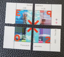Briefmarken Expo 02 Helvetia 4er Block