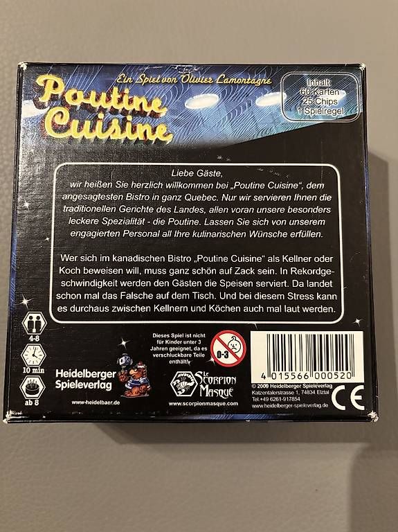 Giochi: Spiel Poutine Cuisine – Usato da Riaz venduto da economie_circulaire 1