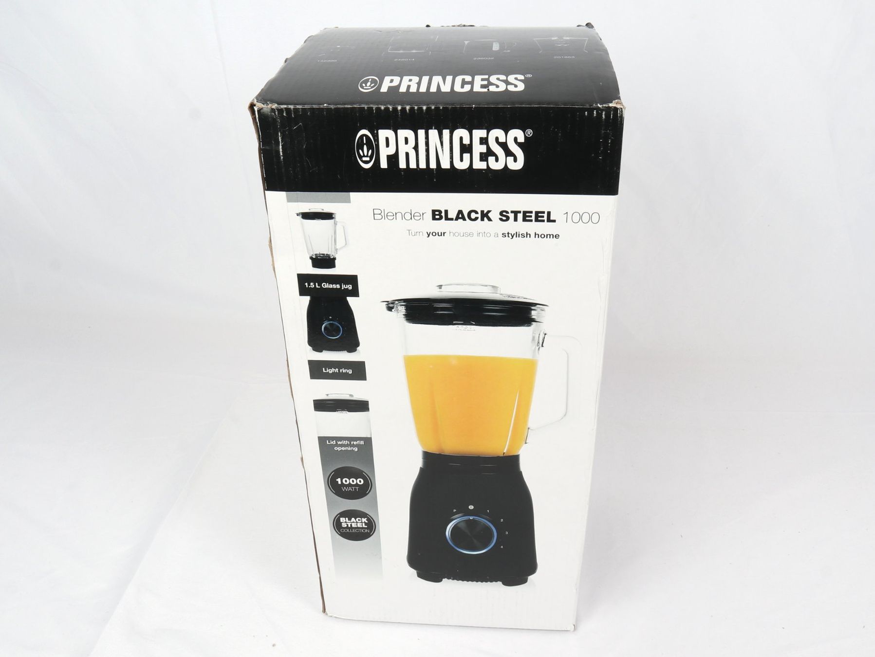 Elettrodomestici da cucina: PRINCESS Blender Black Steel 1000 – Nuovo (secondo la descrizione) da Steinen venduto da Restwert_Steinen 1