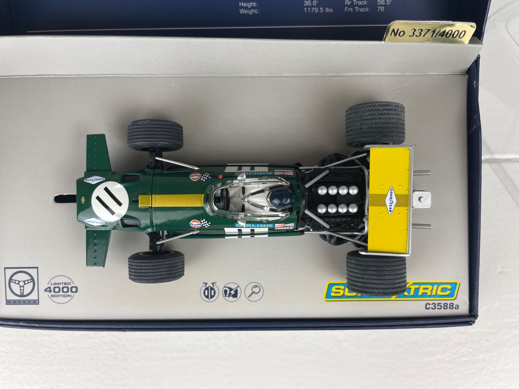 Piste: Scalextric C3588A Brabham BT-26/3 Jacky Ickx #11 – Nuovo (secondo la descrizione) da Genthod venduto da lightyear63 4