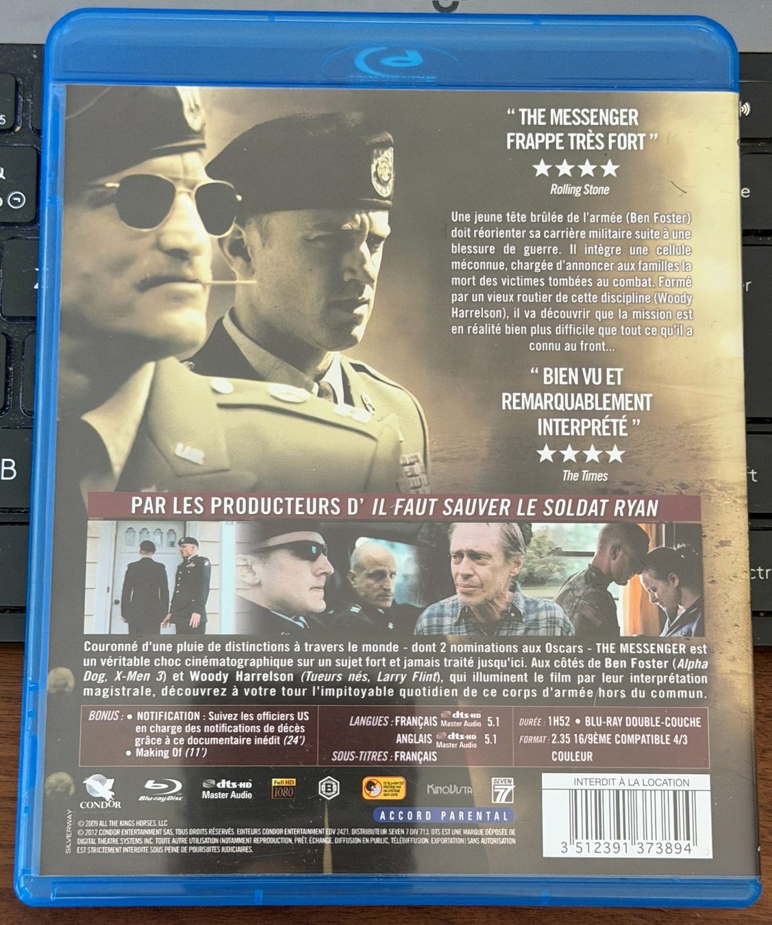 Alle DVDs: The Messenger (2009) - Blu-ray – Gebraucht aus Semsales von __Florian__ 2