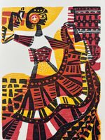 Alfred Pohl (1928- 2019) Holzschnitt handsigniert