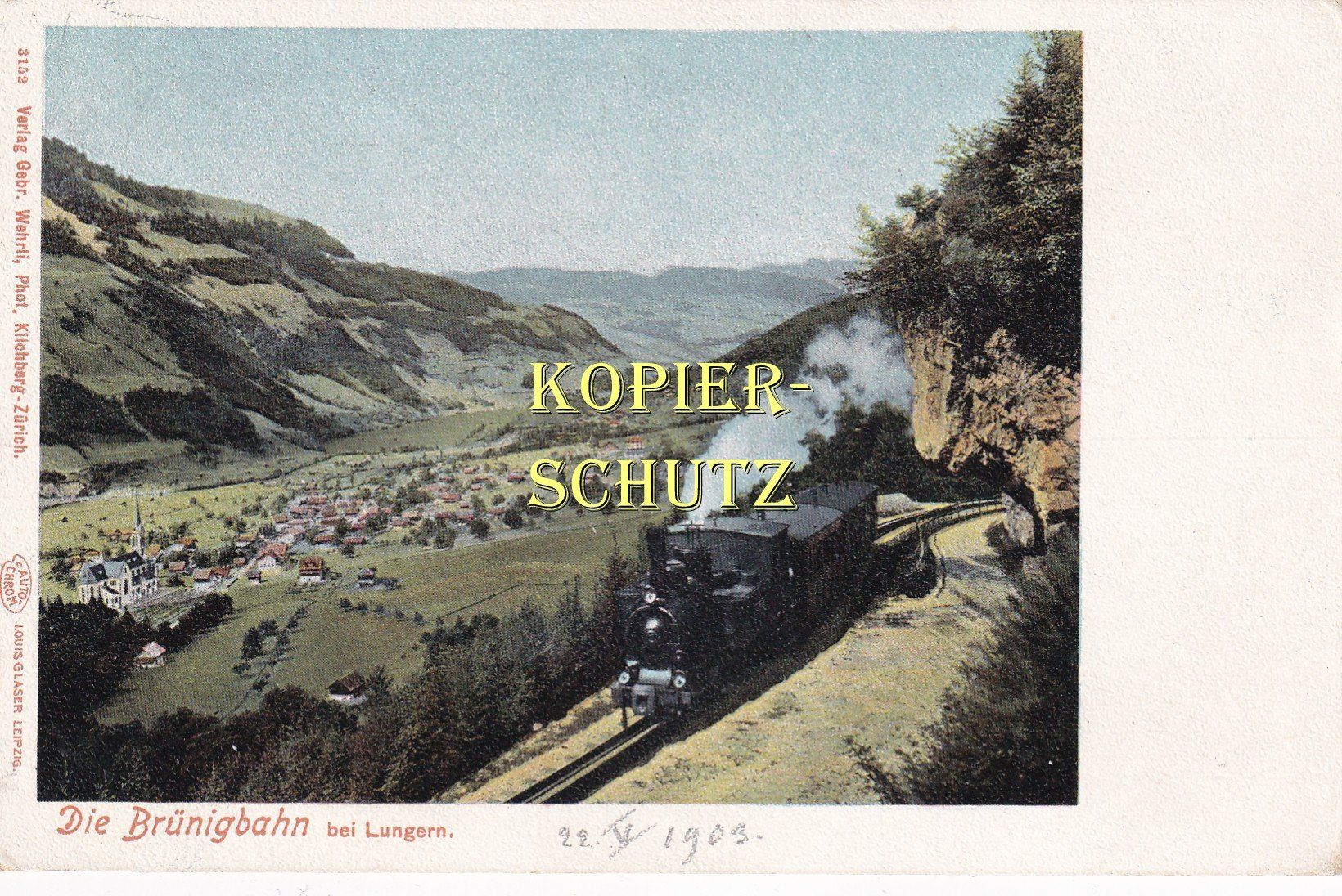 Cartoline postali: Brünig-Bahn /az – Usato da Hombrechtikon venduto da Rudolf07