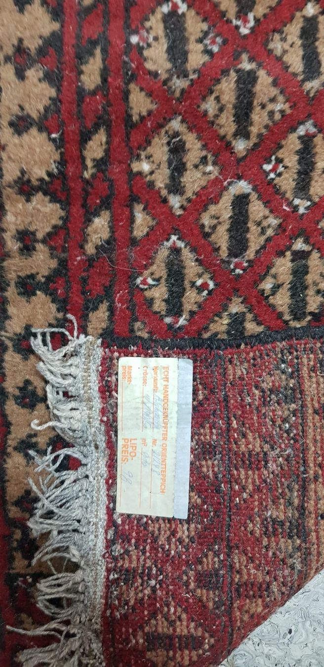 Tappeti: Kleiner afghanischer Teppich in Rot – Usato da Flums venduto da Flumsantik 2
