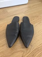 Damen Mules EVERLANE Leder Schwarz Grösse 39 guter Zustand