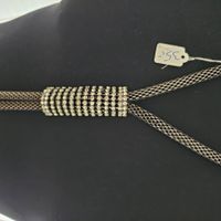 Schicke kette lang zicronia doppelsträngig,