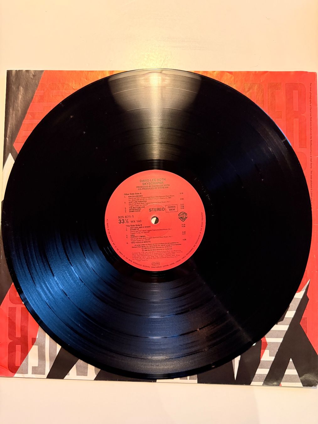 Dischi in vinile: David Lee Roth - Skyscraper – Usato da Unterägeri venduto da hero87333 2