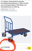 neuer Plattformwagen L 1030 x B 700 mm