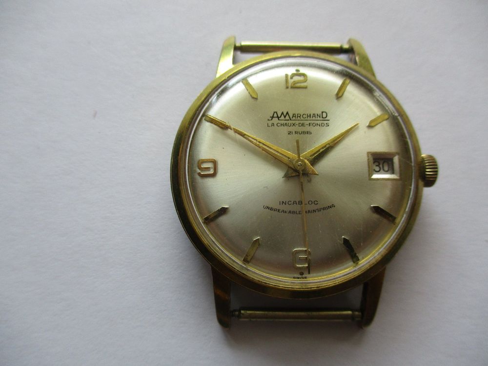 Montre homme A. Marchand La Chaux de Fonds Acheter sur Ricardo