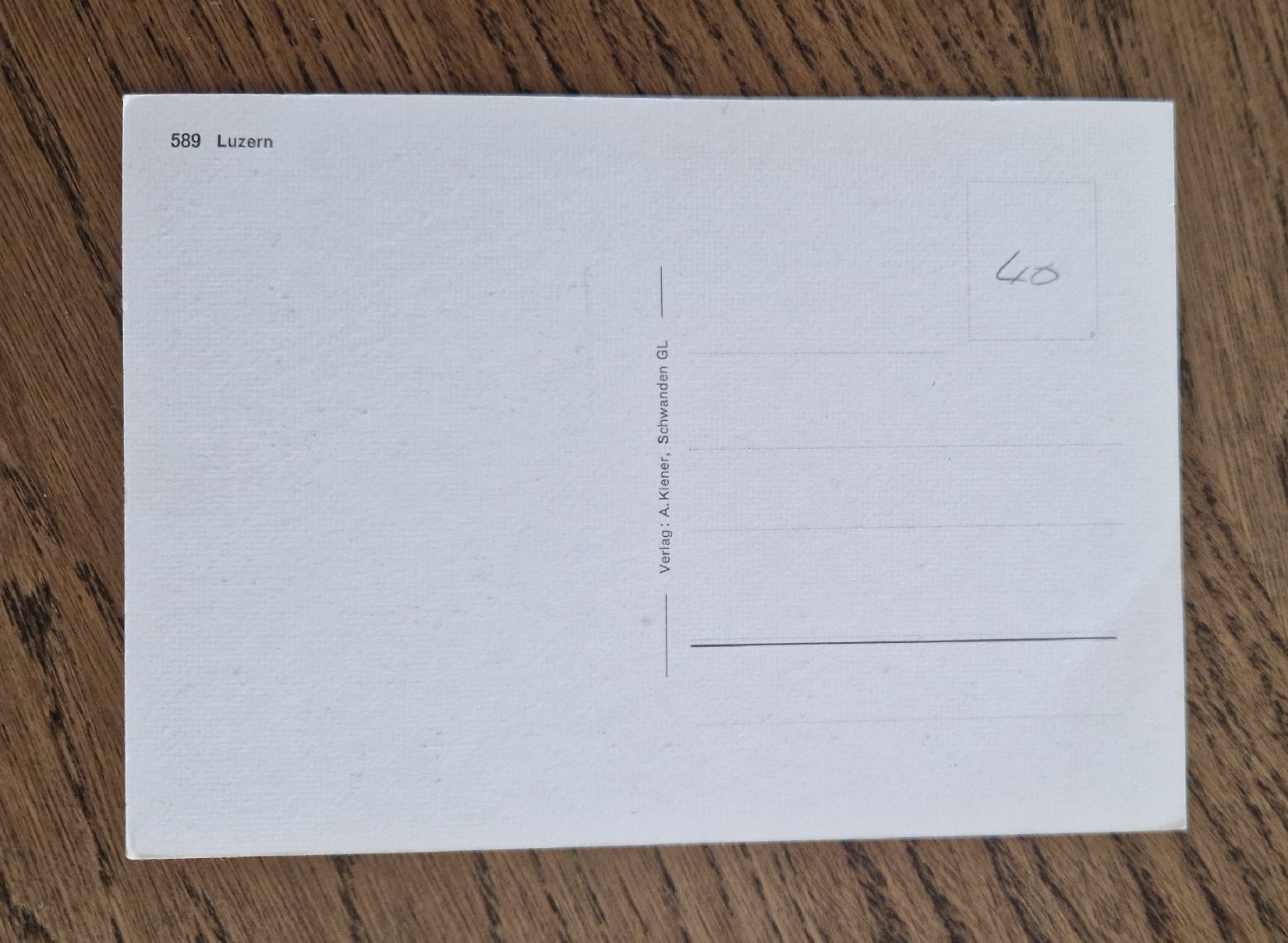 Cartoline postali: Luzern, Autos – Usato da Ebikon venduto da Donar50 2
