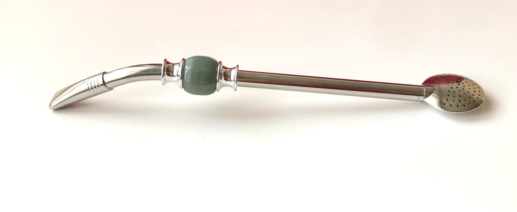 Set di posate: Bombilla Edelstahl 21 cm grau – Nuovo e nell'imballaggio originale da Zuchwil venduto da Yerba_Mate_Schweiz
