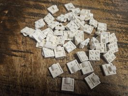 lego 10247 lot de 50 pièces White Plate, Modified 2 x 2