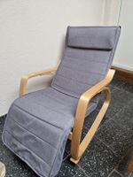 Ikea Schaukelstuhl grau