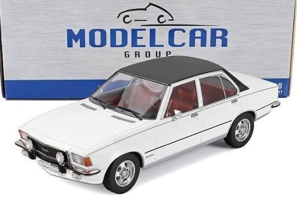 Opel Modellini d'auto: OPEL COMMODORE B WEISS/SCHWARZ 1:18 MCW – Nuovo e nell'imballaggio originale da Suhr venduto da Moebelsiralfred 2