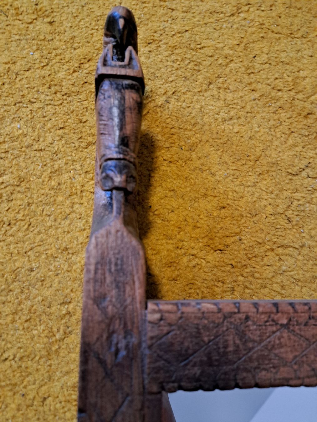 Specchi: Ancien mirror de Banswara - début XX siècle – Usato da La Roche FR venduto da seashellfan 1