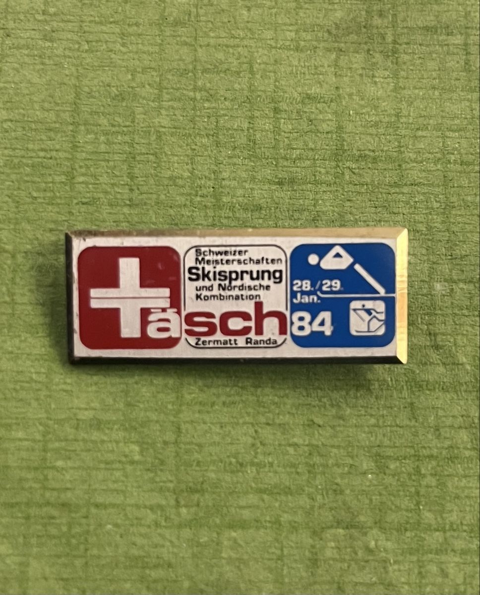 Medaglie: Skispringen Täsch 1984 Abzeichen – Usato da Itingen venduto da Bebbi6569