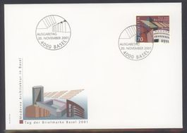 2001, FDC, Sondermarke Tag der Briefmarke