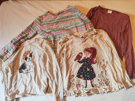 Diverse Langarmshirts Gr.110/116