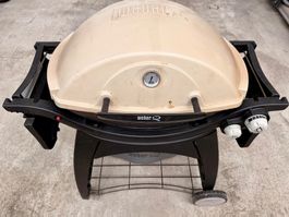 Weber Q 300 Silver Gas Grill gebraucht voll funktionsfähig