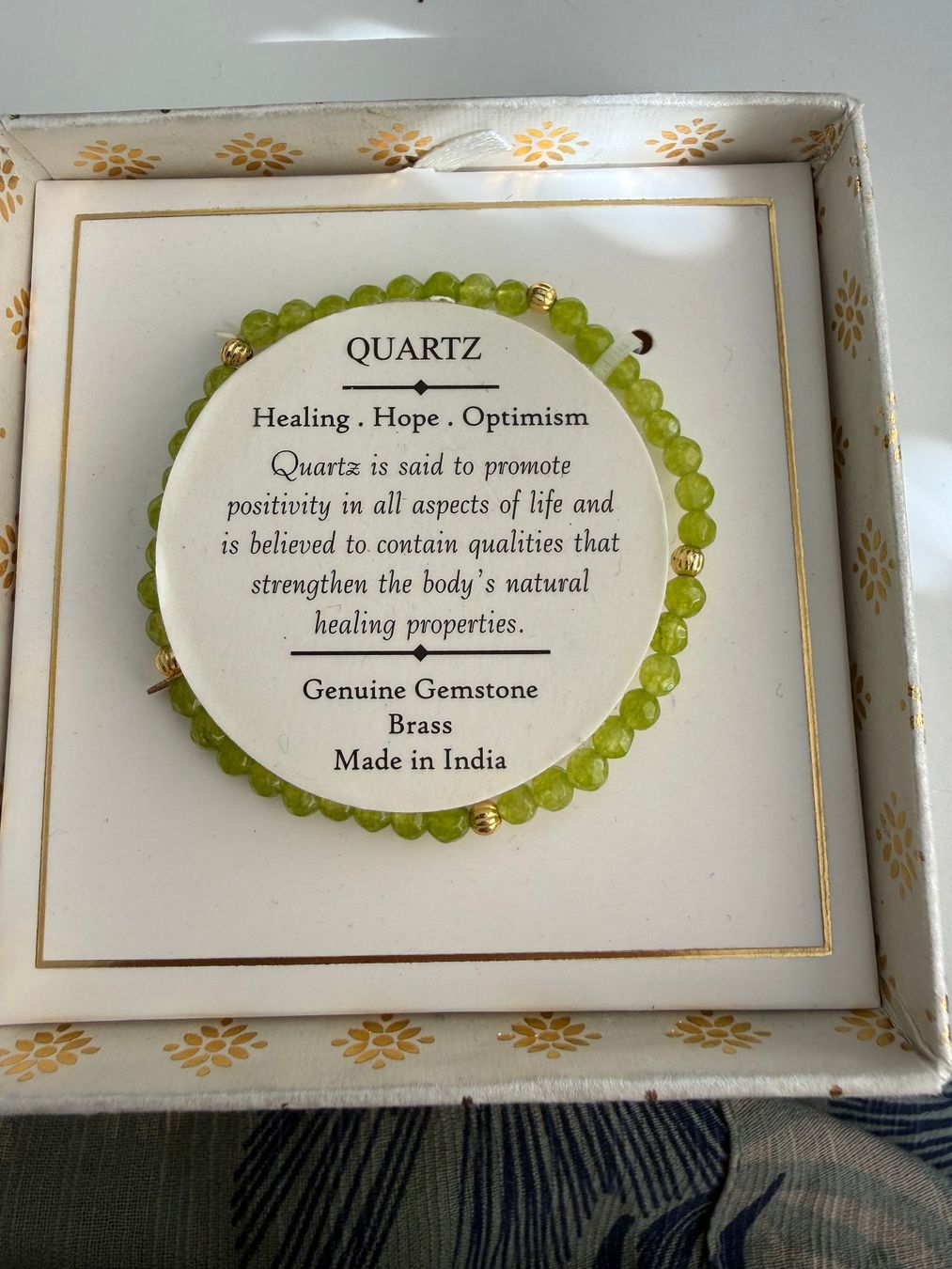 Armbänder & -reifen: Neuware Quartz Armband India – Neu und originalverpackt aus Kirchdorf AG von coco123