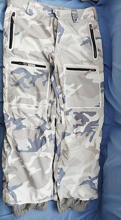 Burton Snowboard Hose in S - Camouflage weiss (Preis=VB) 