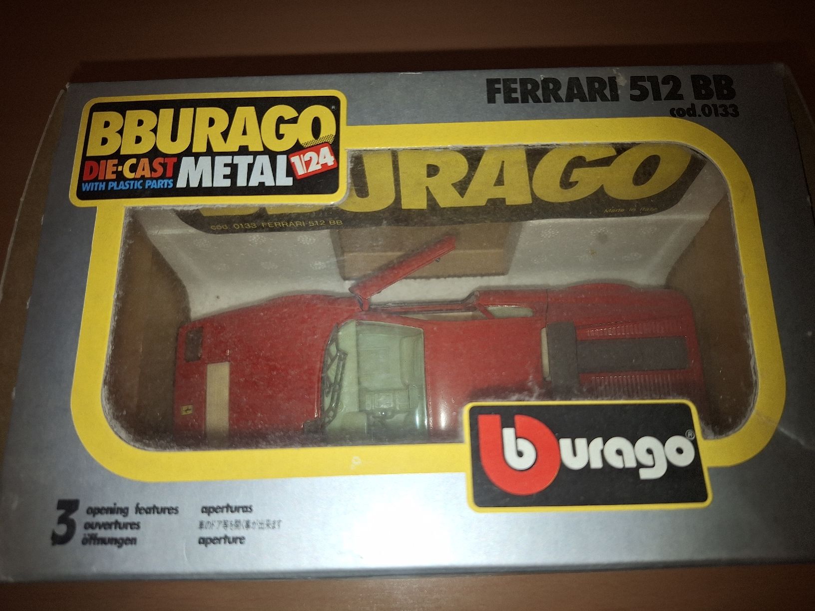 Bburago Modellini d'auto: Ferrari 512 BB Modellauto 1/24 von Bburago – Nuovo e nell'imballaggio originale da Pieterlen venduto da Huntsville 1