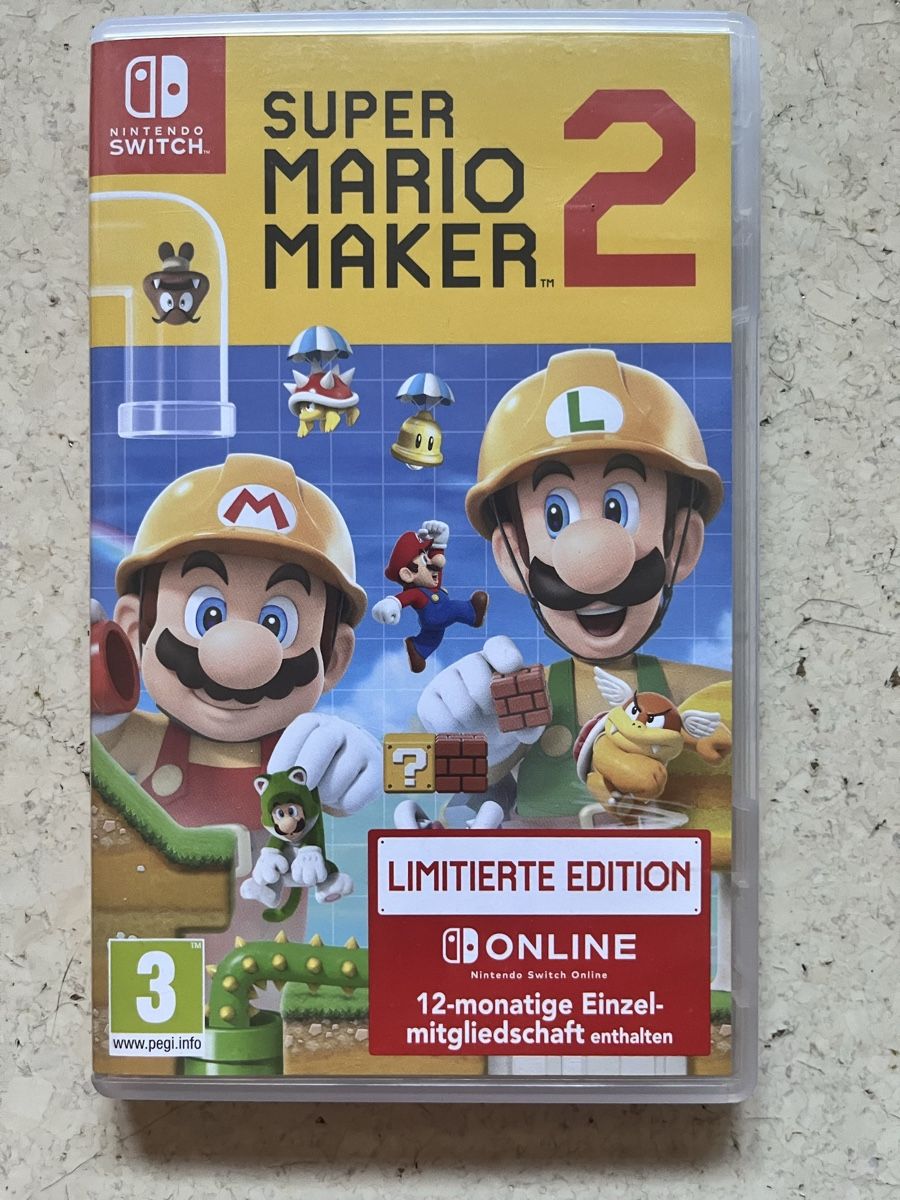 Nintendo Giochi: Super Mario Maker 2 - Nintendo Switch - Limited Edition – Usato da Hochdorf venduto da Forestgreen
