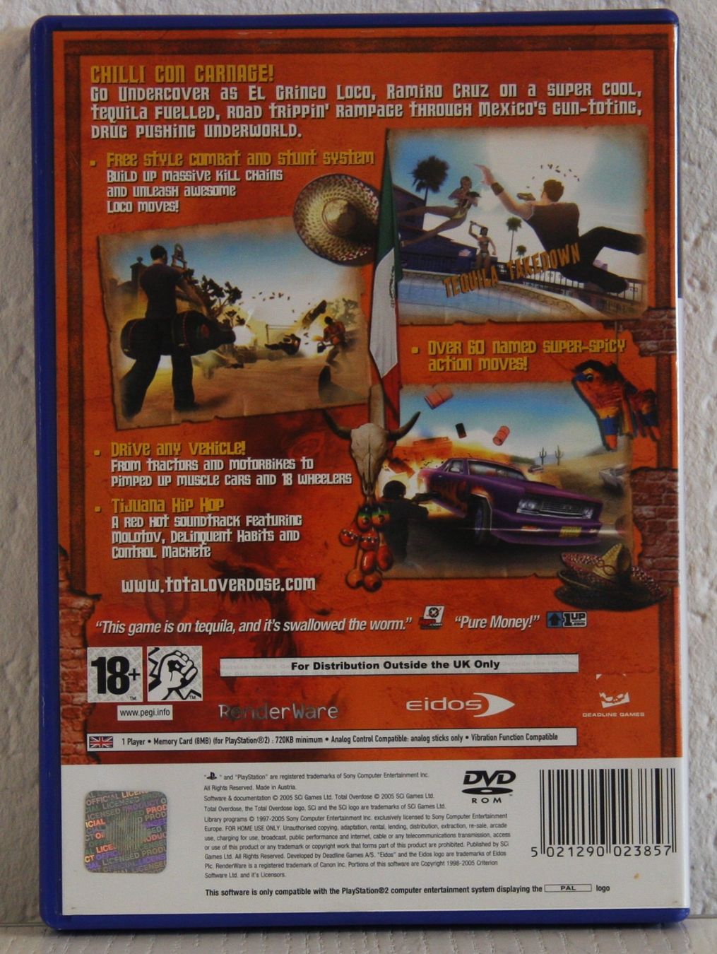 Giochi: PS2 Total Overdose – Usato da Fisibach venduto da Re-Games24 1