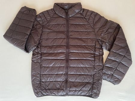 Herren Daunenjacke John Adams dunkelbraun Grösse L neu