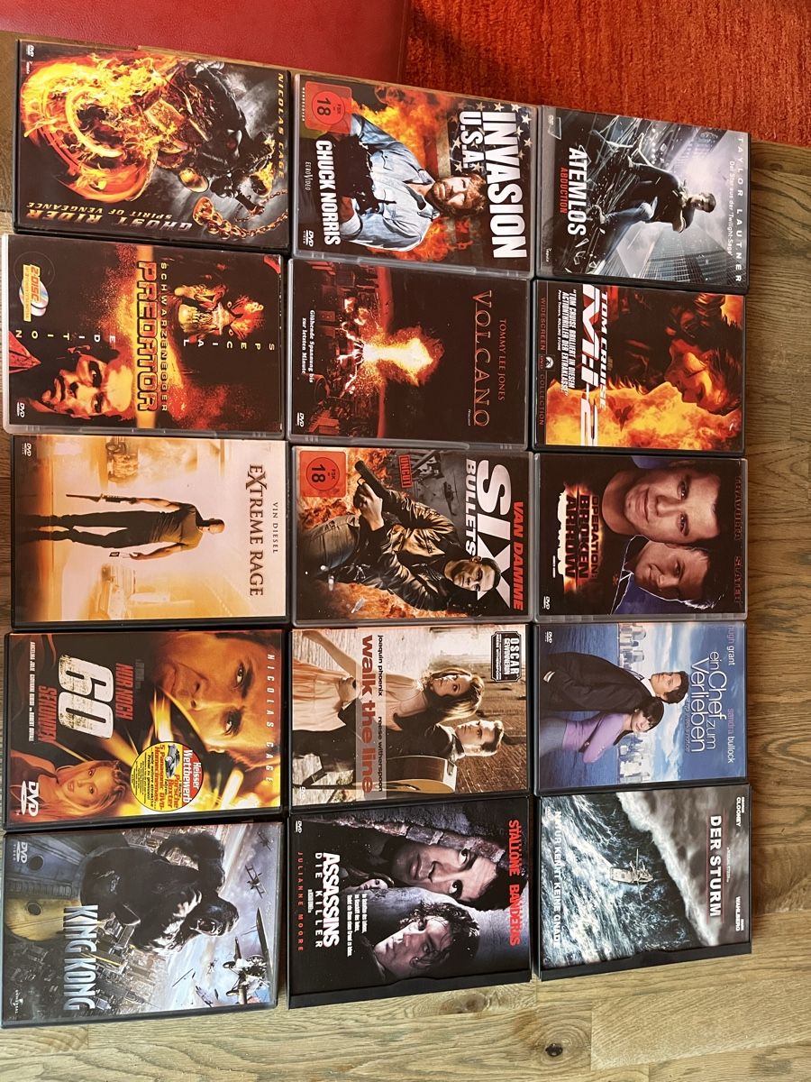Alle DVDs: Action & Thriller DVD Sammlung (95 Stk.) – Gebraucht aus Leuzigen von LaicaStar 3