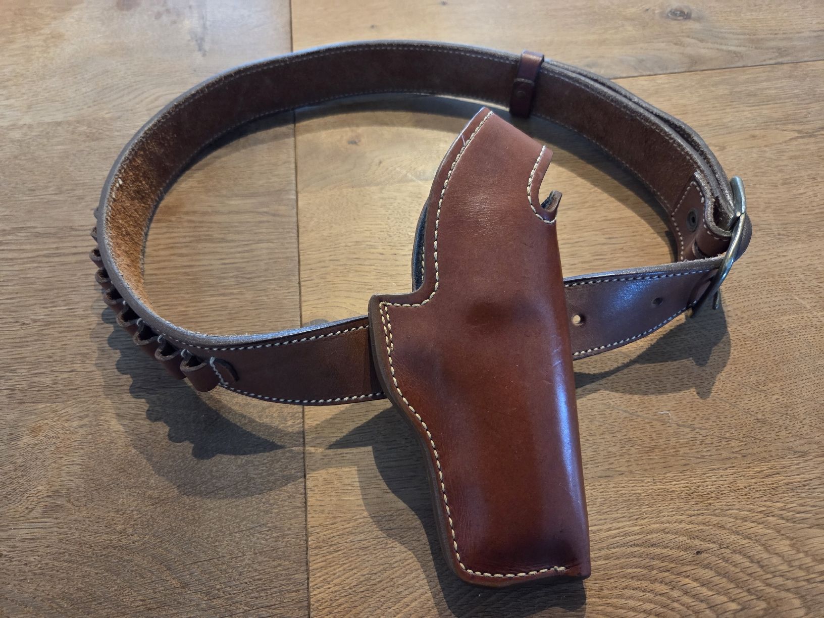 Tir sportif: Echtleder Gurt mit Holster – Neuf (Voir description) à Menzingen par anaconda69