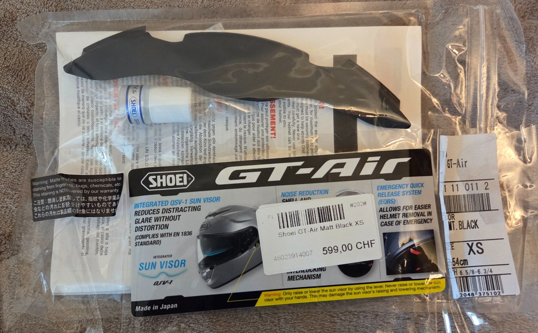 Shoei Caschi & visiere: Motorradhelm Shoei GT-Air – Usato da Detligen venduto da iri_9cns 6