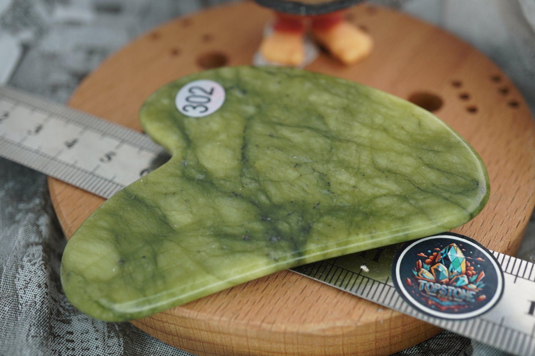 Minerali & Pietre curative: Gua Sha Massage-Stein  Nephrit Jade   ab 1.- – Nuovo e nell'imballaggio originale da Eschenbach SG venduto da topstone 2