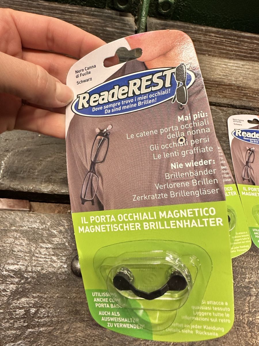 Supporti a parete: Magnetischer Brillenhalter - Readerest – Nuovo e nell'imballaggio originale da Grosswangen venduto da laTrulla 1