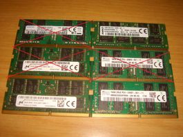 1 Stück 16gb ddr4 2400 RAM für Laptop.