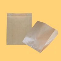 50 braune Papierbeutel mit Seitenfalte Grösse: 20+4x20cm