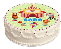 Tortenaufleger, Topper, Zirkus