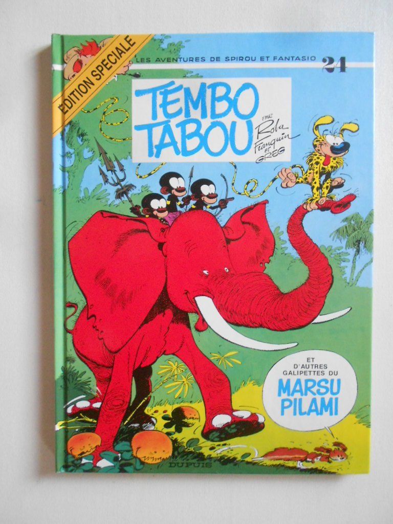 Fumetti: SPIROU ET FANTASIO  -  TEMBO TABOU – Usato da Bex venduto da Giorgiob