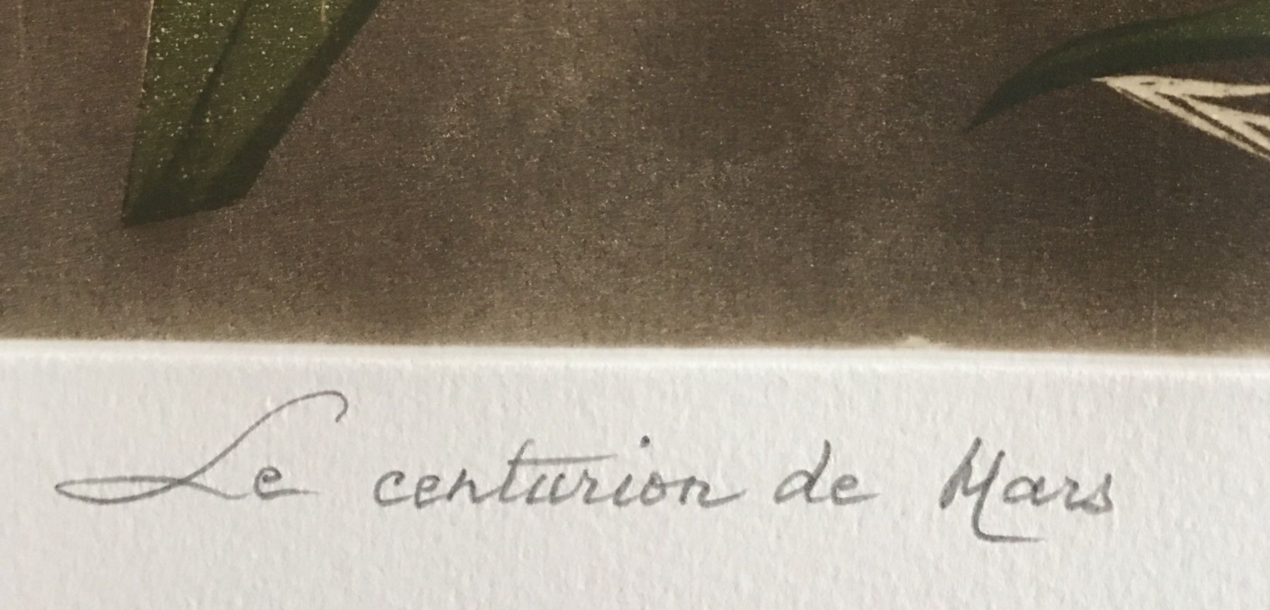Dipinti: Renée Lubarow  "Centurion de Mars"  FARBRADIERUNG – Usato da Nennigkofen venduto da waltraub 4
