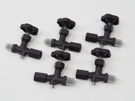 5x METRA INSTRUMENTS Absperrhahn (18041)