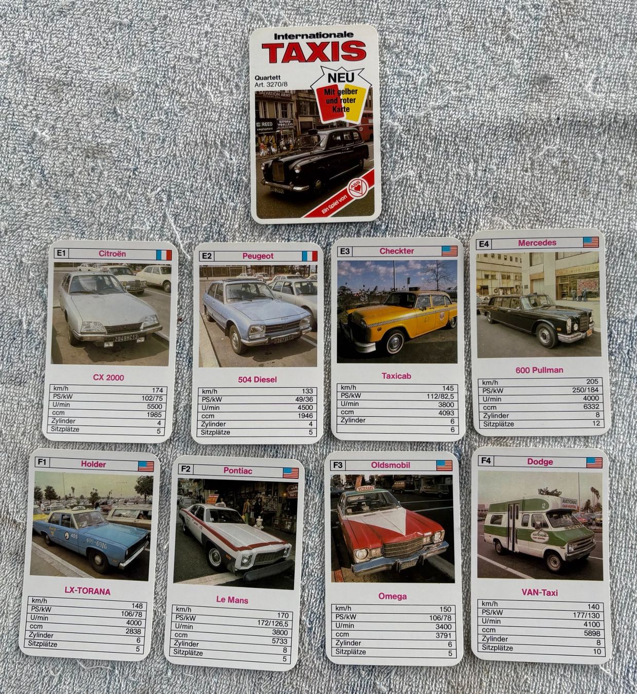 Giochi: QUARTETT INTERNATIONALE TAXIS – Usato da Ostermundigen venduto da crazy-horse-1840 2