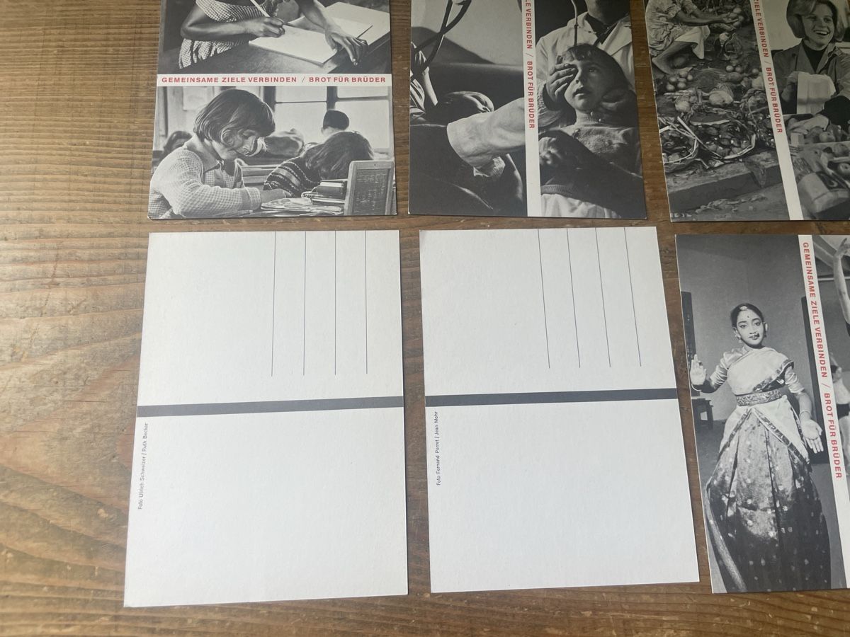 Cartoline postali: 12 verschiedene Ansichtskarten / Postkarten Brot für Brüder  – Usato da Winterthur venduto da cheerio97 3