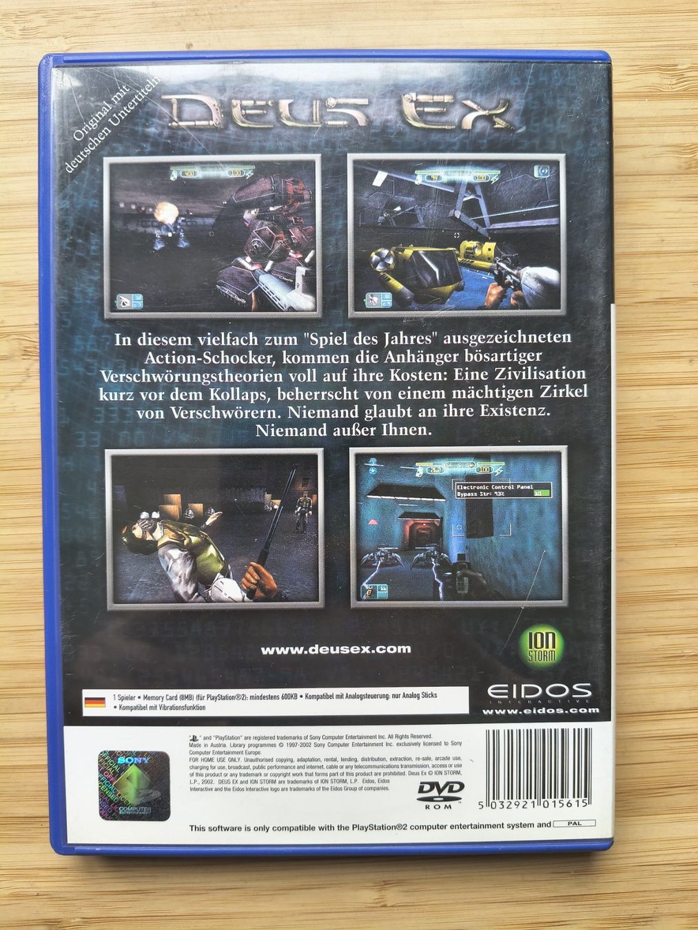 Spiele: Deus Ex (PS 2) – Gebraucht aus Riedholz von ste_96cd 1