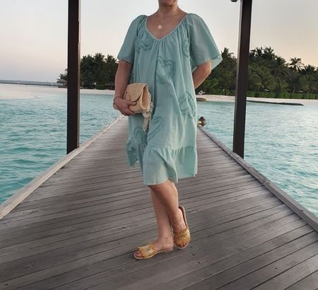 Sommerkleid/Strandkleid türkis, neuwertig