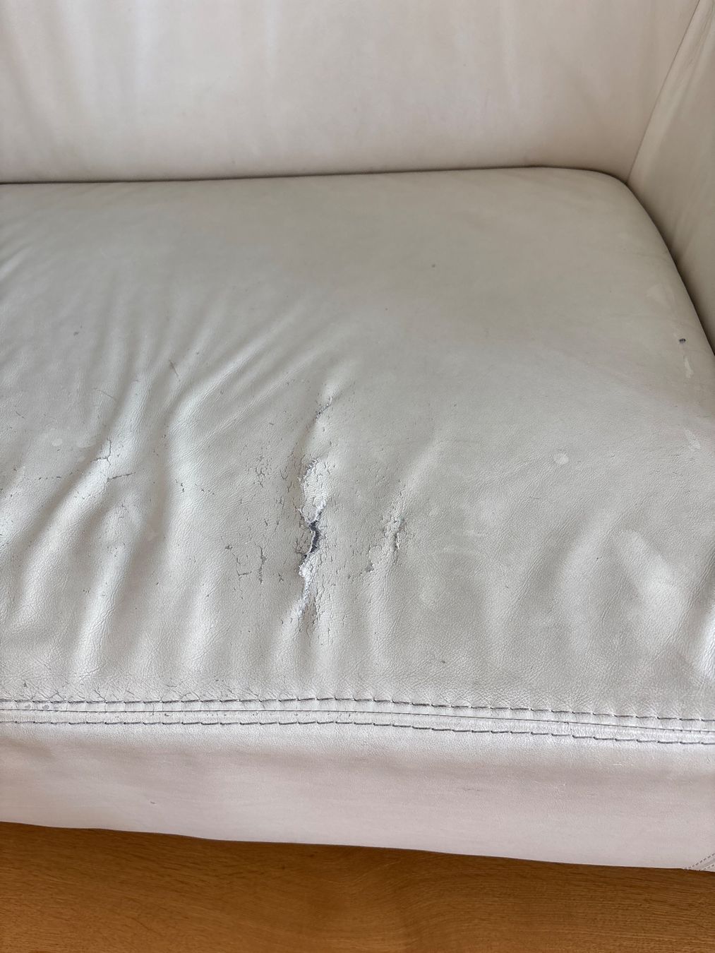 Divani: Sofa (Designersofa) Echtleder beige – Usato da Basel venduto da Christine555 9