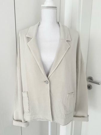 Damen Jersey Blazer von NILE. Jacket. Gr. L. Neu! Baumwolle
