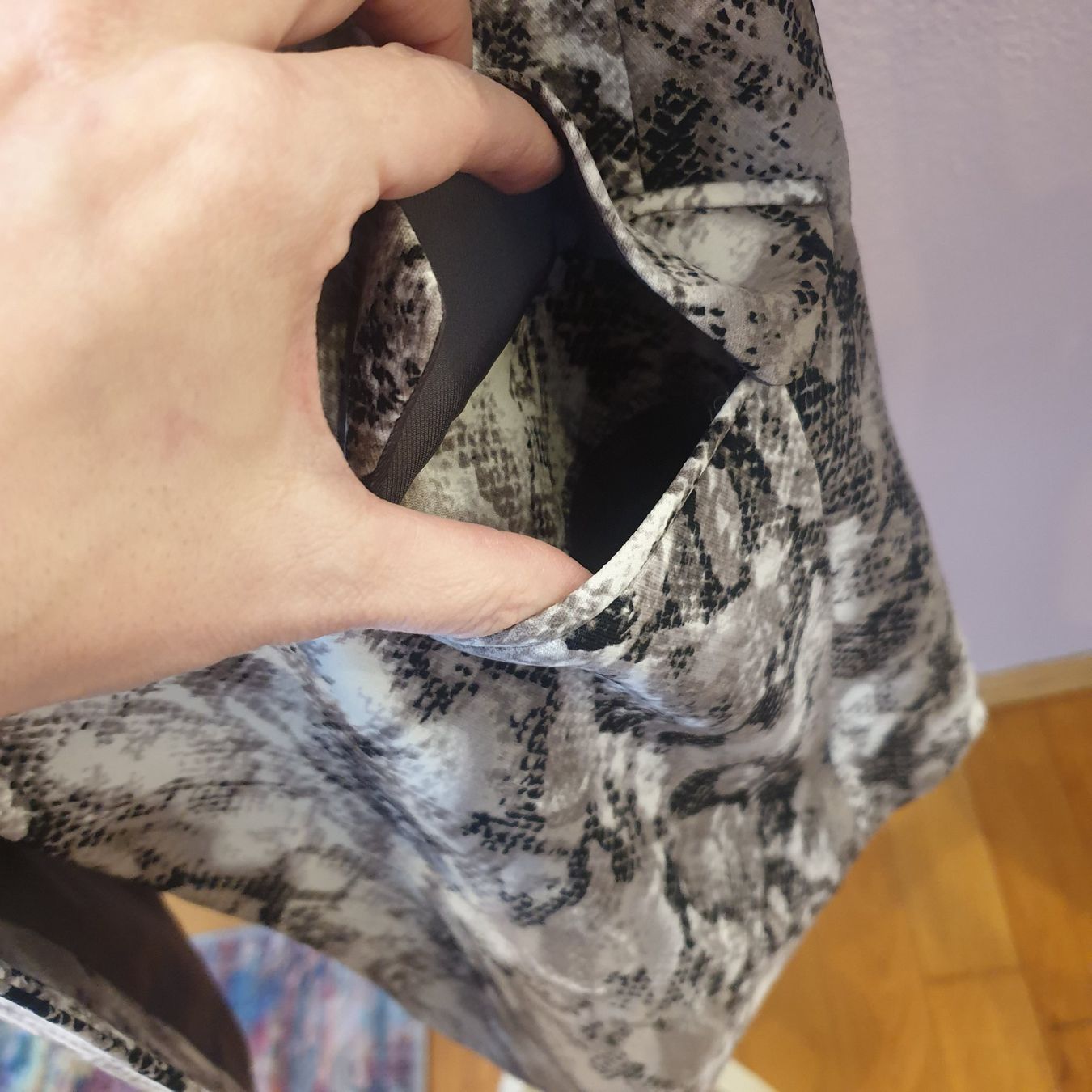C&A Jacken: Oversize Blazer, Schlangenmuster, schwarz/grau/weiss Gr. 36 – Neu (gemäss Beschreibung) aus Neuendorf von DeSiriA 2